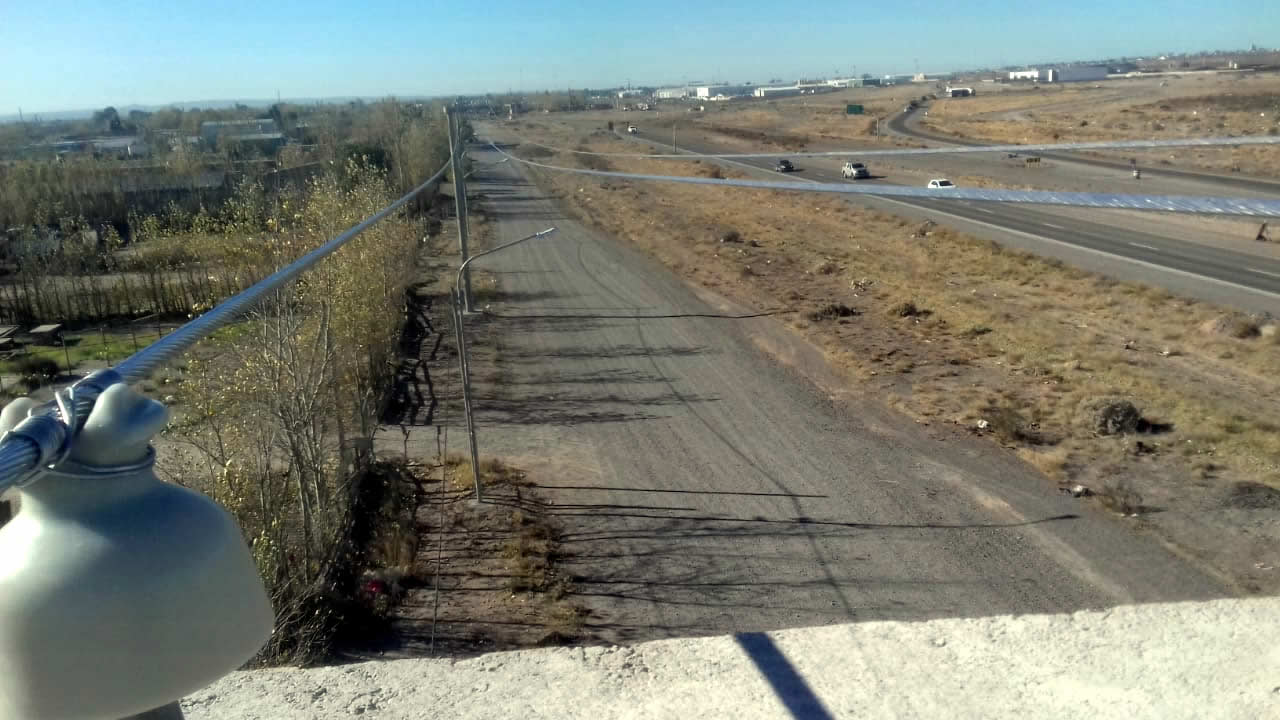 Nuevo Alimentador NE1 en Colectora Nueva Ruta 22 entre El Tabaco y Rotonda de Pluspetrol